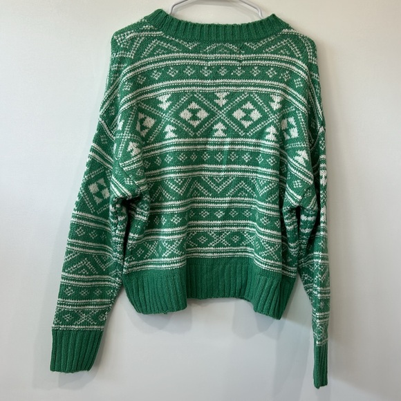 American Eagle Fairisle Snowdrift Sweater NWT - Picture 7 of 7